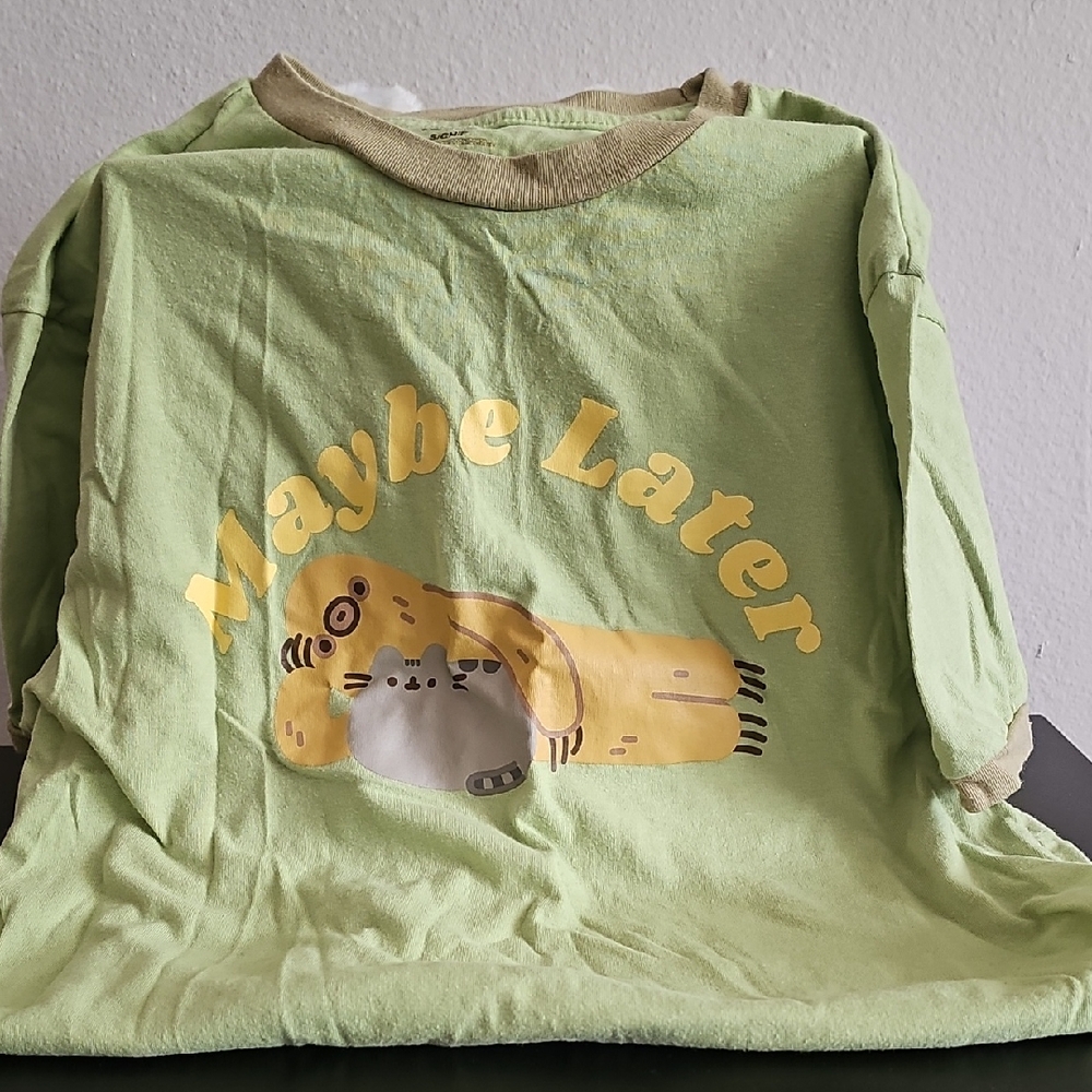 Green Shirt with Fun Graphic